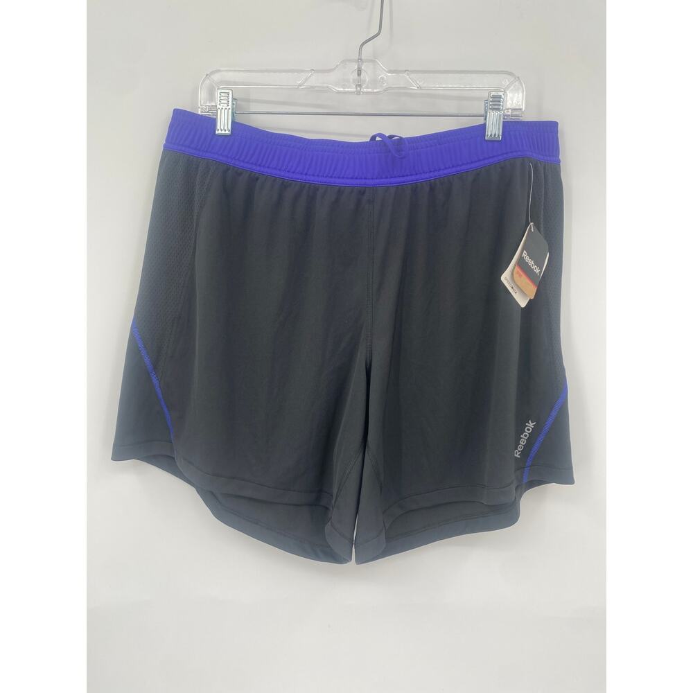 Reebok Gray Women SpeedWick Training Athletic Shorts 7" Running Crossfit XL NEW